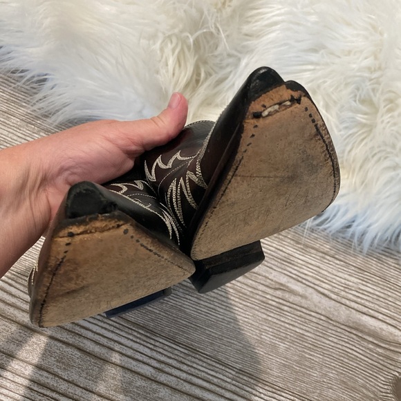 Back At The Ranch Leather Western Mules - Picture 8 of 15